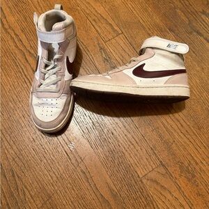 Nike Kids Sneakers - White and Brown